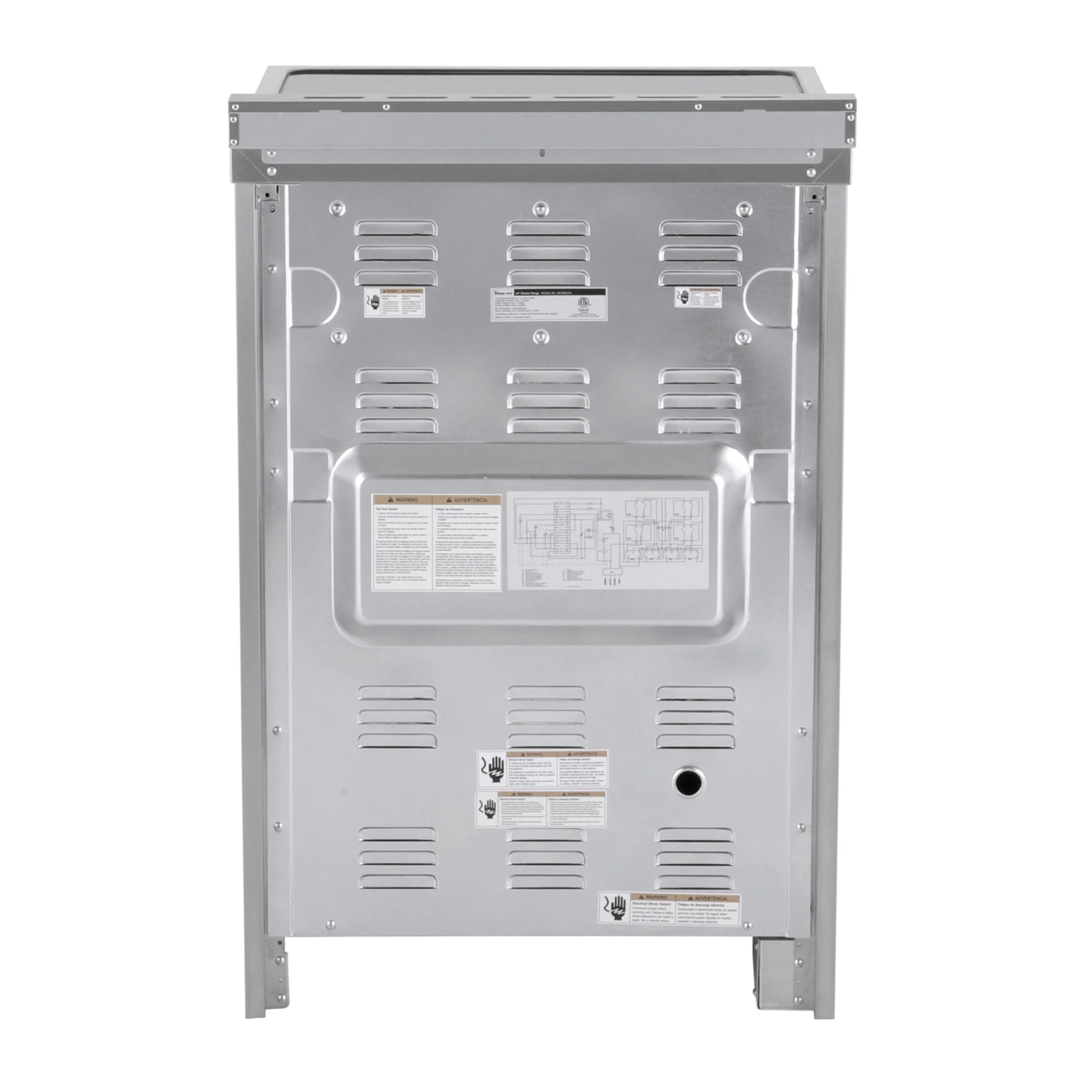 Magic Chef 2.2 cu. ft. Electric Range with Convection in Stainless Steel in Stainless Steel