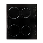 Miumaeov 4-Burners Electric Ceramic Cooktop Built-in Cooktop Stove Ceramic Cooking Stove 9 Gears 3000W 110V