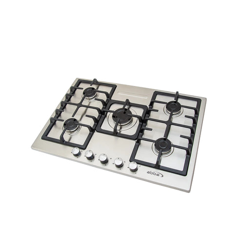 30" Stainless Steel Gas Cooktop - 5 Burners