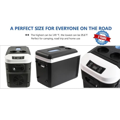 CAMOTUSE NEW Portable Electric Cooler Warmer Truck Car Fridge Refrigerator Camp Mini Freezer