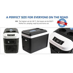 CAMOTUSE Portable Electric Cooler Warmer Truck Car Fridge Refrigerator Camp Mini Freezer NEW