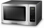 BLACK+DECKER 1.4 cu ft Countertop Microwave Ovens in Stainless Steel
