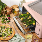Beautiful Infrared Air Fryer Toaster Oven, 9-Slice, 1800 W, White Icing by Drew Barrymore