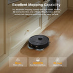 Roborock Qrevo Series Robot Vacuum and Mop, Auto Mop Washing&Drying, 8000Pa Suction, Self-Emptying, Anti-Tangle Brushes, Smart Obstacle Avoidance (QV 35A)