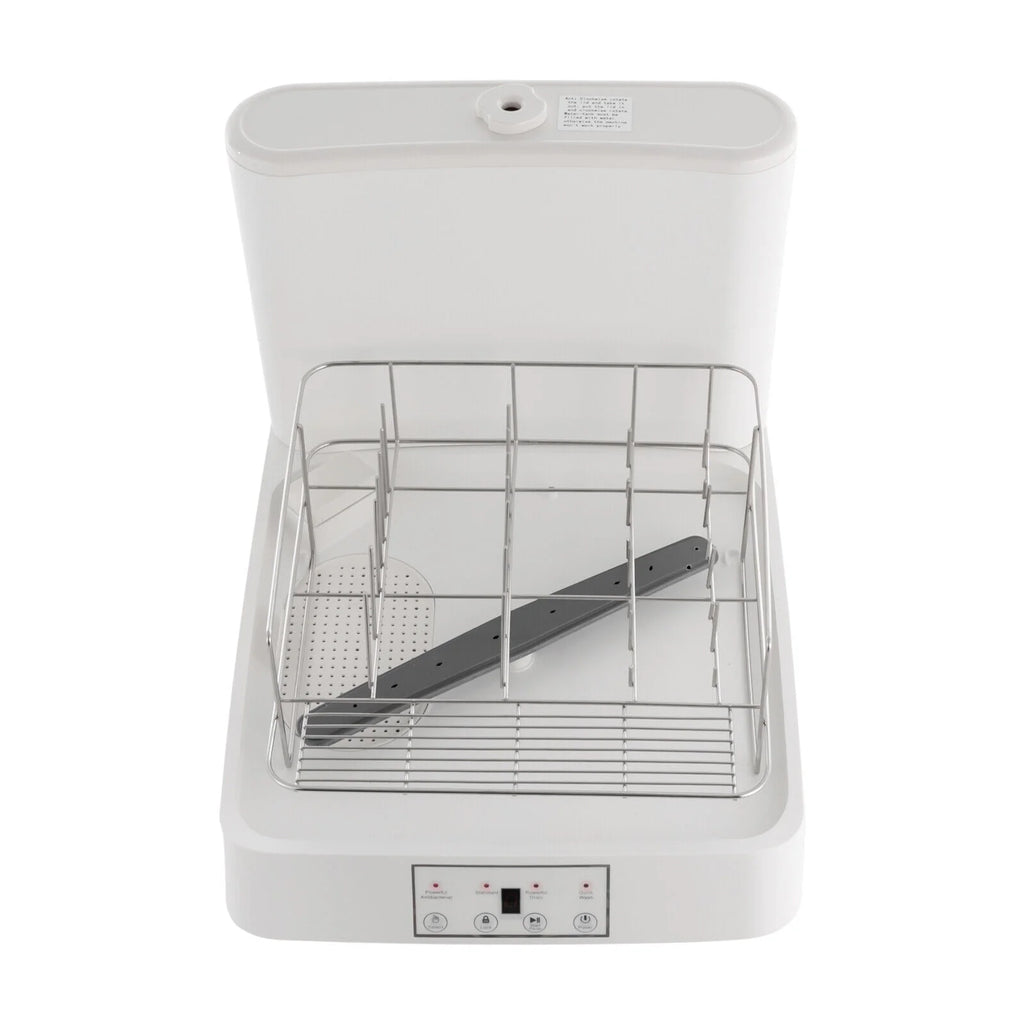 Miumaeov Portable Mini Dishwasher Electric Countertop Dish Washing Machine w/ Washing Programs