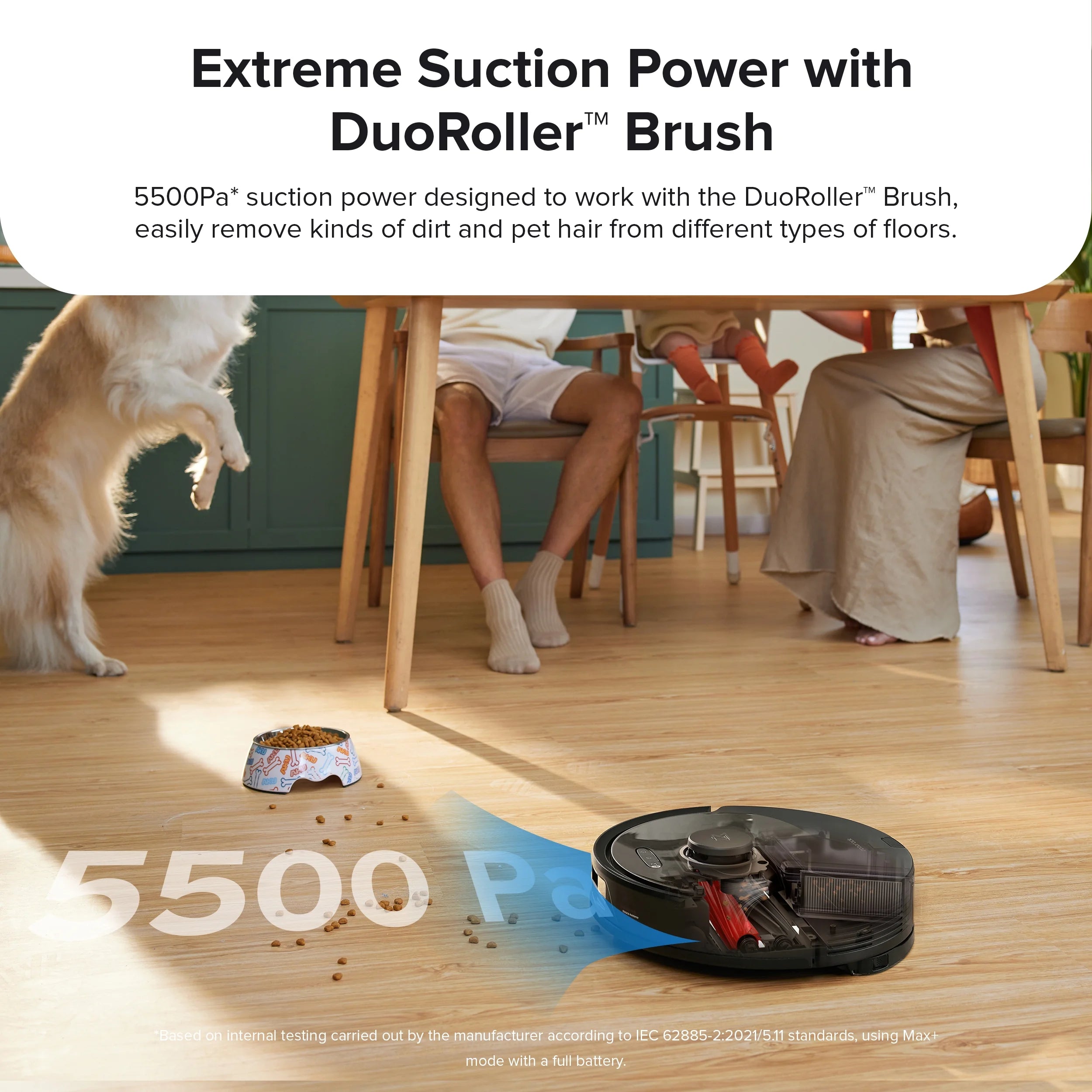 Roborock Q8 Max Robot Vacuum and Mop with Obstacle Avoidance, LiDAR Navigation, 5500Pa Suction Power, and App Control(White)