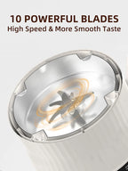 20 oz Nut Milk Maker - Multifunctional Automatic Almond, Equipped with 10 Blades, Suitable for Plant-Based, Oat, Soy, and Dairy, 12-Hour Timer/Auto Clean/Room Temperature/Keep Warm/Boil, hite.