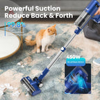 INSE Lightweight Cordless Vacuum with 30Kpa Powerful Suction & 60 Mins Runtime, Stick Vacuum  for Carpet, Tile, Pet Hair, Hardwood Floors