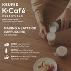 Keurig K-Caf�� Essentials Single Serve K-Cup Pod Coffee Maker, Black