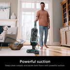 Shark Upright Vacuum, Navigator Swivel Pro Plus, Pet Friendly, Bagless, Powerful Suction, Hard Floor and Carpet, Large Dust Cup, Allergen Control, Swivel Steering, NV250, Green