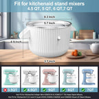 Ice Cream Maker Attachment for Kitchen Aid Stand Mixer, 2 Quart, Ice Cream & Sorbet Maker Machine, Fits and Larger Stand Mixers, with 2 Ice Cream Holder