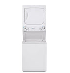 GE Unitized Spacemaker(R) ENERGY STAR(R) 3.9 cu. ft. Capacity Washer with Stainless Steel Basket and 5.9 Electric Dryer - GUD27EESNWW