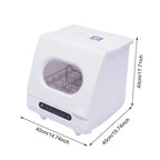 Portable Countertop Dishwasher 5 Washing Programs with Water Tank Leak-Proof Dry