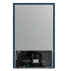 Frigidaire 4.5 cu. ft. retro compact fridge built-in side bottle opener W: 21.65" x L: 22.24" X H: 32.91" (Azure)