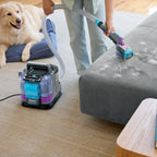 Shark StainStriker HairPro Carpet and Upholstery Cleaner, Portable with 3 Tools, 6oz Deep Clean Pro Formula and 12oz OXY Multiplier Formula, PX250 Dark Silver/Fuchsia