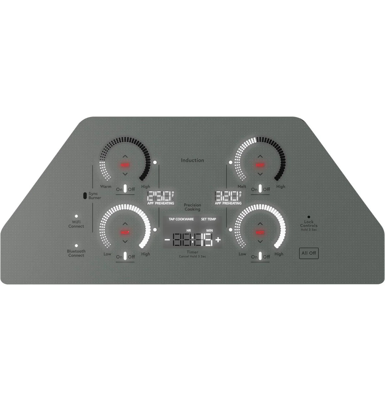 Cafe Chp9030 30" Wide 4 Burner Induction Cooktop - Stainless Steel