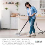 Ivation Steam Cleaner, Powerful Multipurpose Steamer w/ 18 Accessories