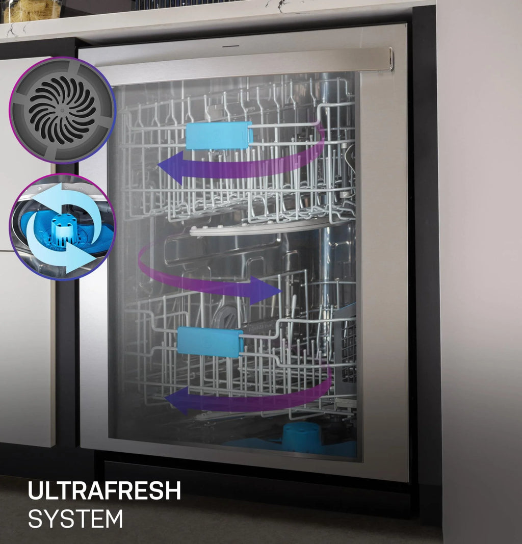 Ge Profile Pdp755s 24" Wide 16 Place Setting Built-In Fingerprint Resistant Top Control
