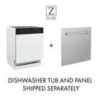 ZLINE KITCHEN AND BATH DWVWM18 built in dishwasher