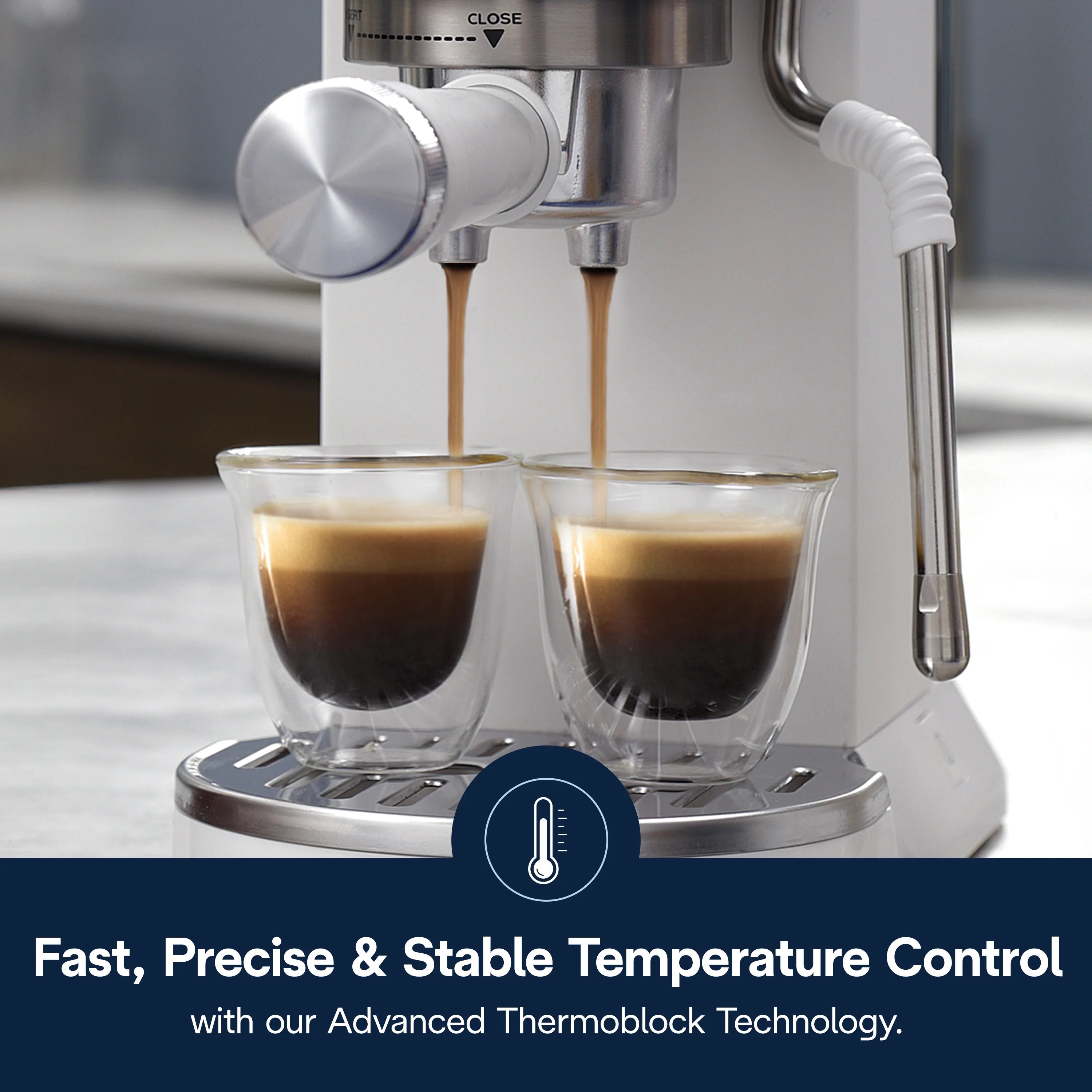 De'Longhi Dedica Duo Espresso Machine, Compact Size with Built in Frother for Latte Art, Brew Espresso, Cold Brew, Lattes & More, Stainless Steel