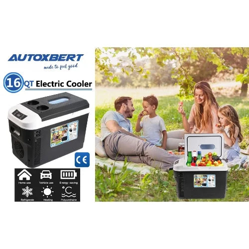 CAMOTUSE Portable Electric Cooler Warmer Truck Car Fridge Refrigerator Camp Mini Freezer
