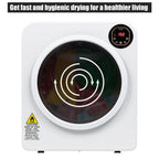 Zimtown Electric Tumble Laundry Dryer Stainless Steel Tub 13.2 lbs