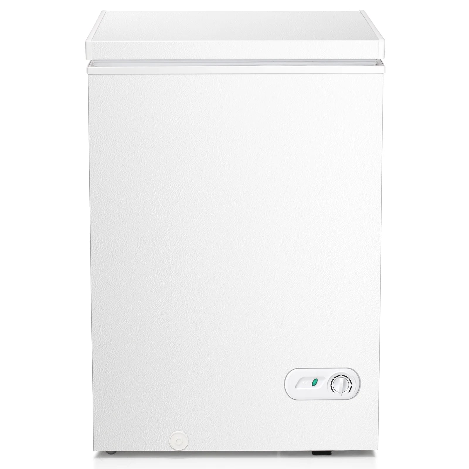 Moifoi 3.5 Cu.ft Chest Freezer w/ Removable Storage Basket & Top Open Door, Energy Saving, White