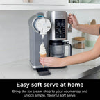 Open Box Ninja Swirl-Creami Soft-Serve Maker - SILVER ONE SIZE