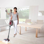 Shark Rocket Pro Corded Stick Vacuum, Removable Hand Vacuum, Hardwood Floors and Carpet, Advanced Swivel Steering, Pet-Friendly, XL Capacity, Ultra-Lightweight, HV370 Comet Red
