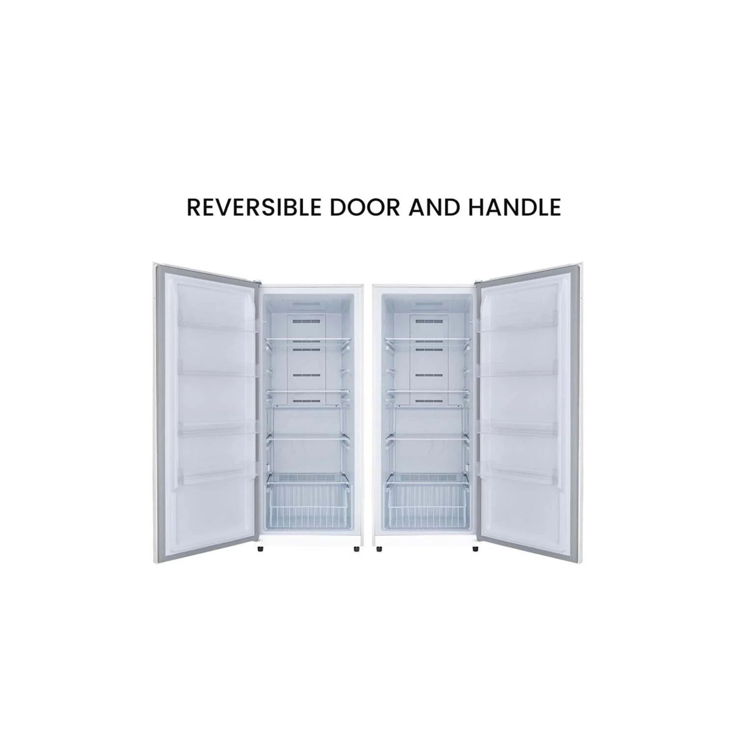 Conserv 17 cu. ft Convertible Upright Freezer/Refrigerator in Stainless