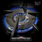 Kucht Professional 36" Modern Stainless Steel Propane Gas Range in White/Silver