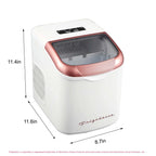 Frigidaire, 26 Lbs. Ice Maker, Bullet Shaped Ice, Rgwhite