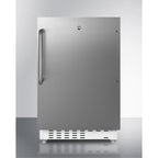 ADA compliant built-in or freestanding 20 Inches wide refrigerator-freezer for residential use with lock