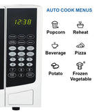 Emerson 0.9 Cu. Ft. 900 Watt, White Microwave Oven with Touch Control, MW9255W
