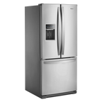 Whirlpool Wrf560seh 30" Wide 19.7 Cu. Ft. French Door Refrigerator - Stainless Steel