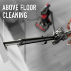 Hoover Rewind Pet Bagless Upright Vacuum Cleaner, Pet Friendly, Automatic Cord Rewind, Multi-Surface and Above Floor Cleaning, UH77410V, Gray & Red