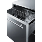 Summit 24-Inch 3.54 Cu. Ft. Double Drawer Compact Freezer