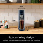 Single-cup Coffee Maker, Brewing Ground Coffee, Compact Design, Iced Coffee Maker