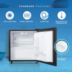 Danby Designer DAR016B1BM-6 1.6 Cu.ft. E-Star Rated Countertop Mini All Refrigerator, in Black
