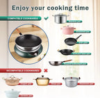 Induction Cooktop 1700W 85V~120V Wok Pan (included) Portable Electric Stove 18 Hours Timer 16 Level Temp&Power Ctrl Cookware Appliances Skillet Plates