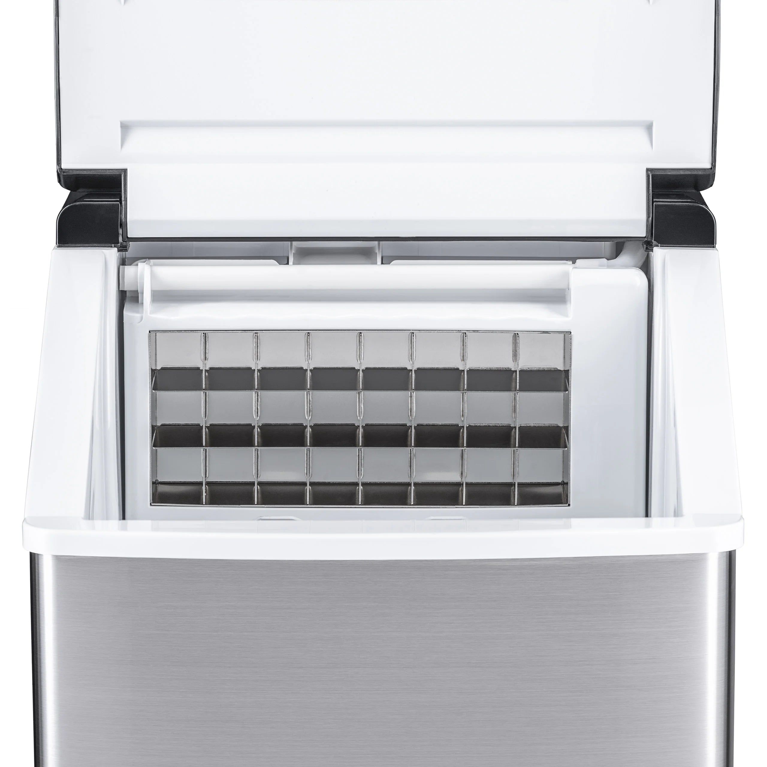 Newair Portable Countertop 40lb Clear Ice Maker Machine, Stainless Steel