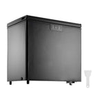 Choco Moon Large Capacity 14.5 Cu.ft Chest Freezer, 345L Storage, 4 Slide-Out Baskets, Lockable Lid, 8 Temp Control Levels, Energy-Efficient LED Lights, 6 Swivel Casters for Easy Mobility