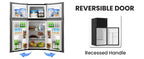 Conserv 19in BLACK Compact 2 Door Refrigerator 4.5cf Reversible Door 110V