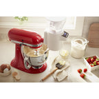 KitchenAid Sifter with Scale Attachment, White, KSMSFTA