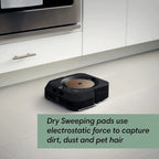 iRobot Braava Jet M6 6012 Ultimate Robot Mop- Wi-Fi Connected, Precision Jet Spray, Smart Mapping, Compatible with Alexa, Ideal for Multiple Rooms, Recharges and Resumes