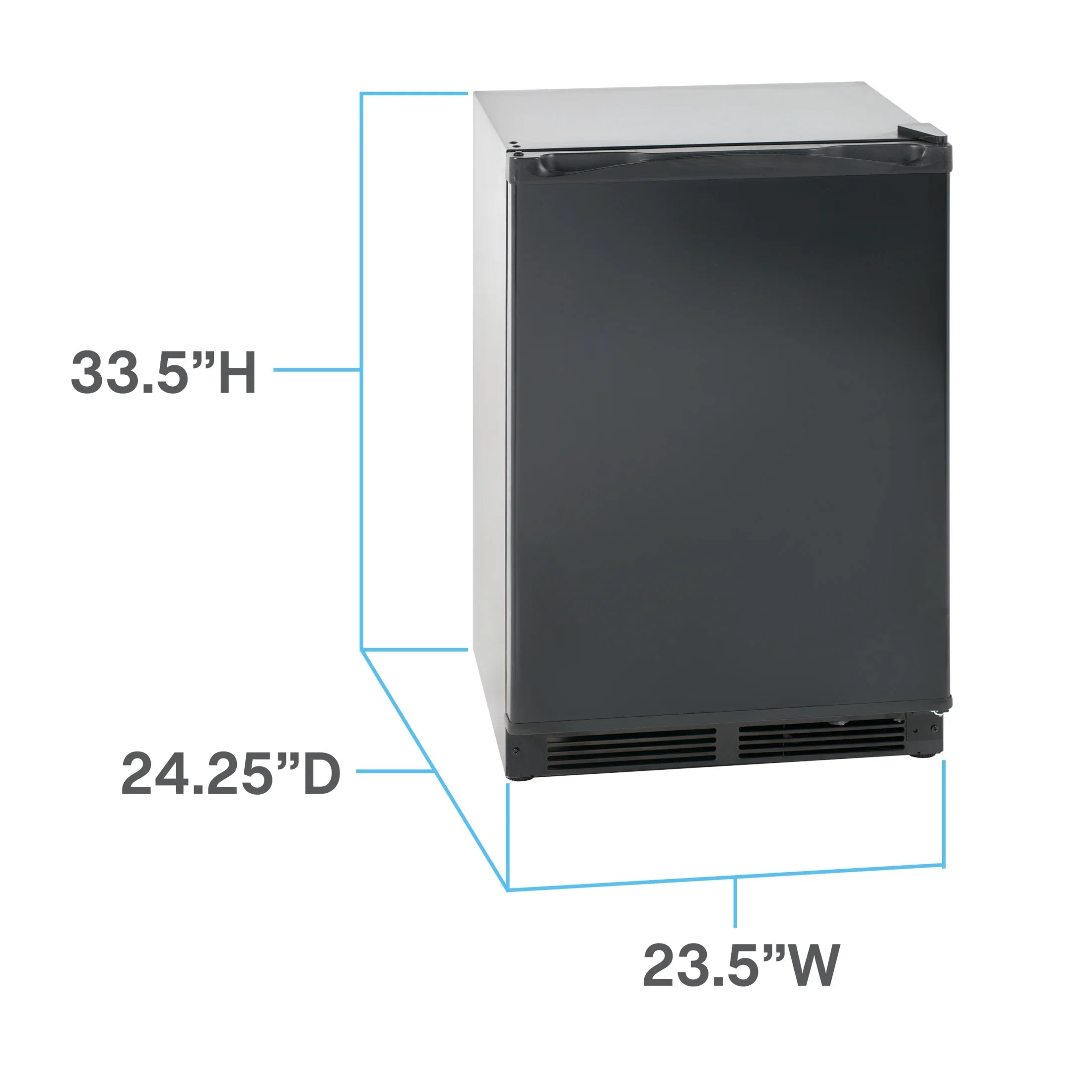 Avanti 5.2 cu. ft. Compact??Refrigerator, Mini-Fridge, in Black (RM52T1BB)