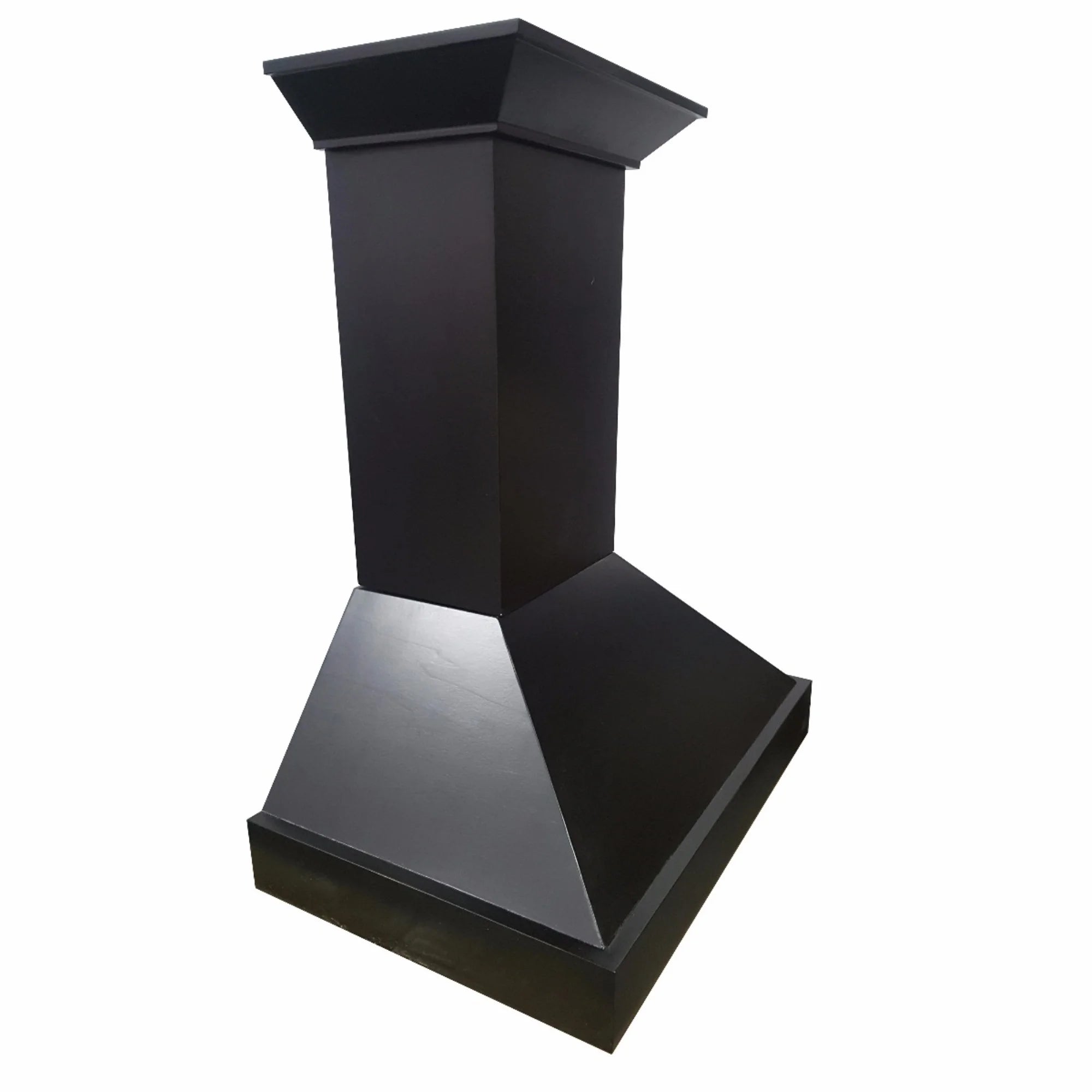 ZLINE 30 in. Wooden Wall Mount Range Hood in Black - Includes Motor