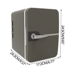 Mini Fridge, Portable Small Refrigerator 6L Cooler Compact Fridge for SkinCare, Food and Drinks, Small Fridge for Bedroom, Dorm, Car, Office Desk