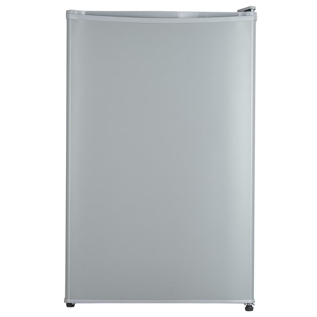 4.3 Cu.Ft Mini Fridge With Freezer, Single Door Mini Fridge w/7 Settings Temperature Adjustable, Mini Refrigerator for Apartment, Bedroom, Office, Dorm, Grey