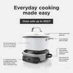 Ninja Foodi 6.5 qt Everyday PossibleCooker, Stainless Steel/White, Multi Cooker, Slow Cooker, MC1100